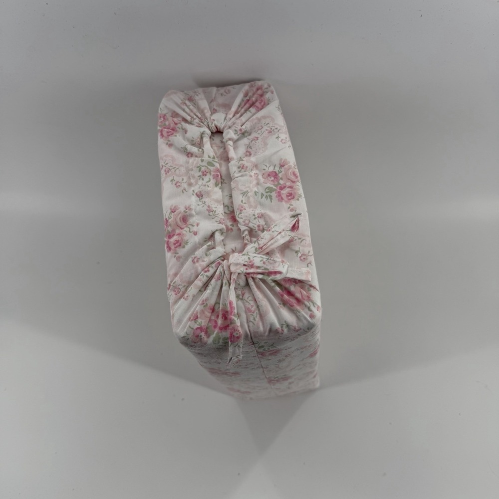 NWT LAURA ASHLEY Evie King Size Pink / Green Floral Cotton Percale Sheet Set - Picture 4 of 4